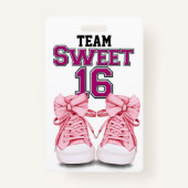 Badge Team Sweet 16 - Voir Retour (Devant)