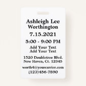 Badge Team Sweet 16 - Voir Retour (Dos)