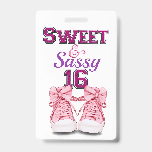 Badge Team Sweet 16 - Voir Retour (Face)