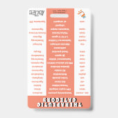 Badge Technicien en pharmacie - Catégorie thérapeutique (Arrière)