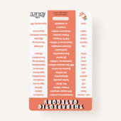 Badge Technicien en pharmacie - Catégorie thérapeutique  (Dos)