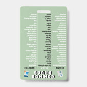 Badge Technicien en pharmacie - Top 50 des médicaments e (Arrière)