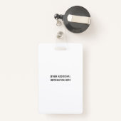 Badge Technicien en soins aux patients sur mesure Cadeau (Back with Retractable)