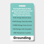 Badge Techniques de base de la vie des enfants (Arrière)