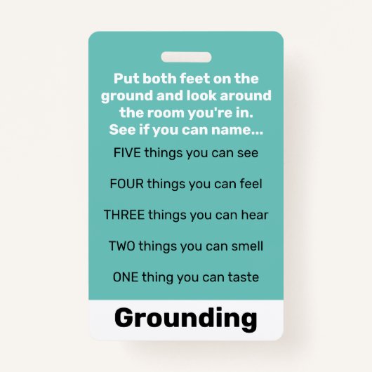 Badge Techniques de base de la vie des enfants (Devant)