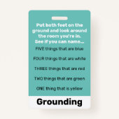 Badge Techniques de base de la vie des enfants (Dos)