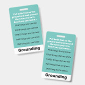 Badge Techniques de recentrage pour la vie de l'enfant (Avant & arrière)