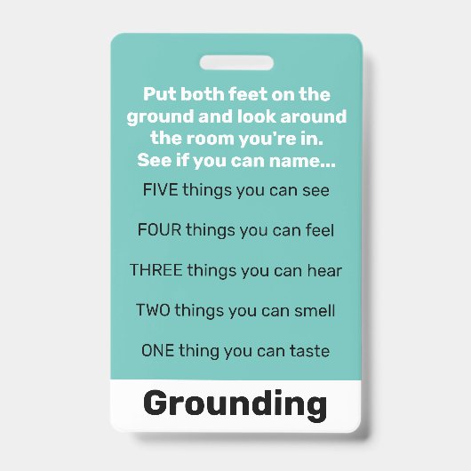 Badge Techniques de recentrage pour la vie de l'enfant (Avant)