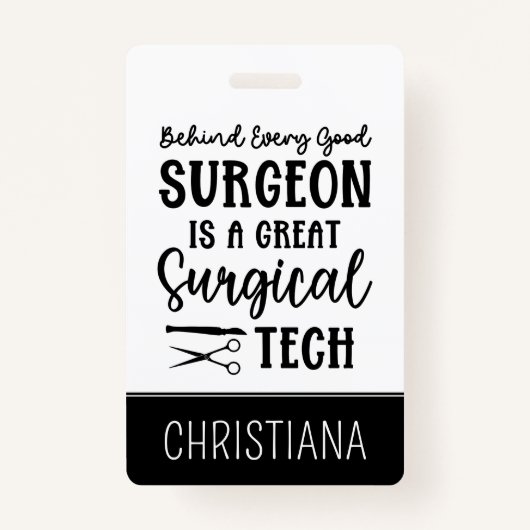 Badge Technologie chirurgicale | Appréciation du technol (Devant)