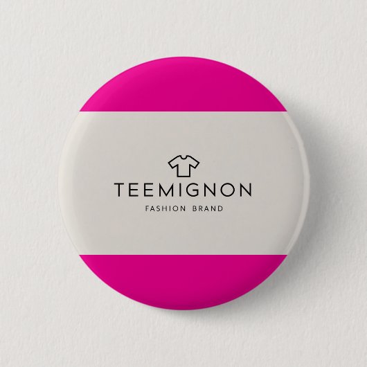 Badge TeeMignon – Trop cute pour être vrai ! (Devant)