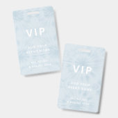 Badge Teint | VIP Access Pastel Blue Event (Recto et verso)