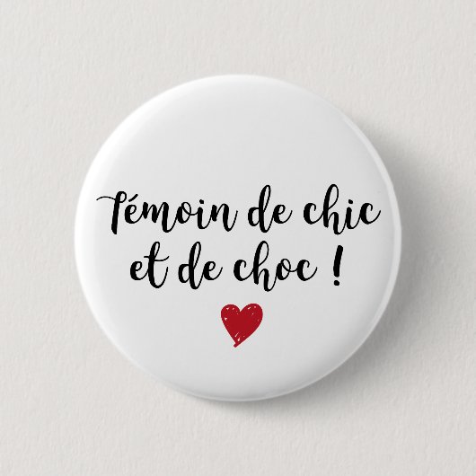 Badge - Témoin de choc (Devant)