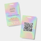 Badge Tendance scannable (Avant & arrière)