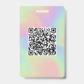 Badge Tendance scannable (Arrière)