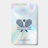 Badge Tennis Club Hologramme All Access Pass Custom (Back)