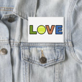 Badge Tennis Love Rectangular Button (Insitu)