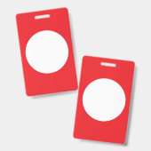 Badge test 13/03/2026 (Avant & arrière)