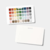 Badge Test de couleur (Avant & arrière)