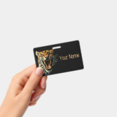 Badge Tête d'attaque du léopard (Manuel / portable)