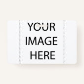 Badge Texte personnalisé (Dos)