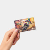 Badge Texte personnalisé Motocross (Manuel / portable)