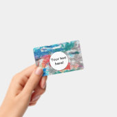 Badge Texture de crayons (Manuel / portable)