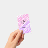 Badge Texture de paillettes roses simples avec ajout de  (Manuel / portable)