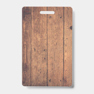 Badge Texture en bois