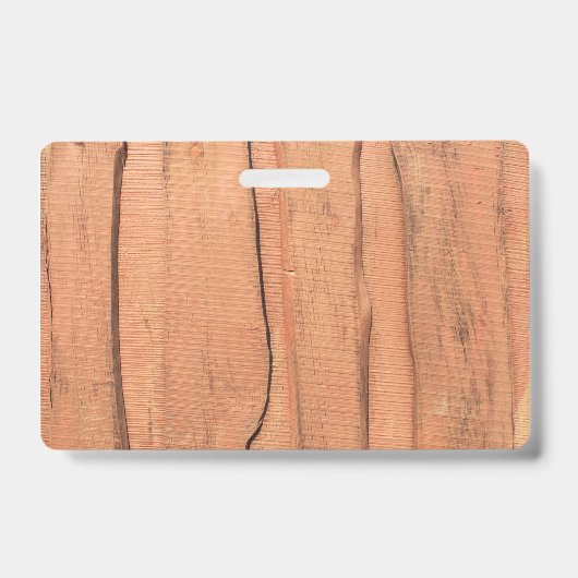 Badge Texture en bois (Avant)
