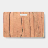 Badge Texture en bois (Arrière)