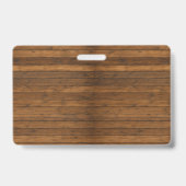 Badge Texture en bois (Arrière)