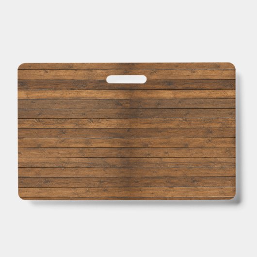Badge Texture en bois (Avant)