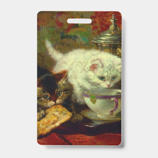 Badge Thé à la maison de kittens (Avant)