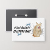 Badge The Beast Inside Me (Recto/Verso)