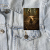Badge The Good Shepherd and the Lost Lamb – Jesus & Lamb (Insitu)