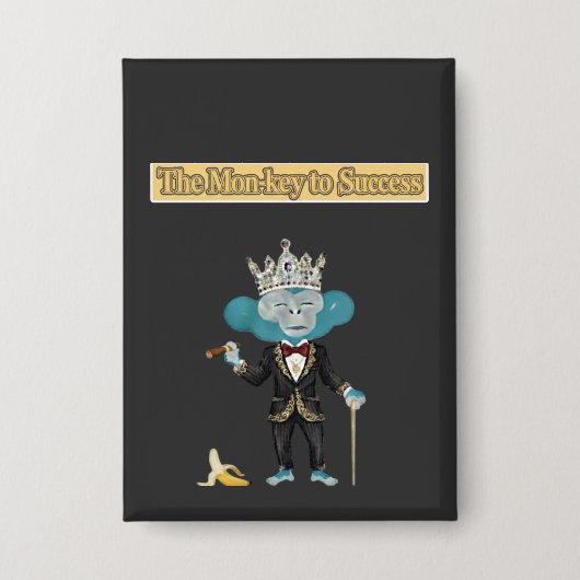 Badge The Mon-key To success gift (Recto)