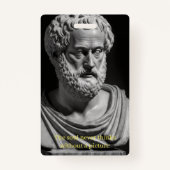 Badge The soul never thinks without a picture (Dos)