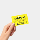 Badge Thème musical de laissez-passer (Manuel / portable)