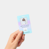 Badge Thérapeute de photo de code-barres  Infirmière méd (Manuel / portable)