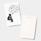 Badge Thinking_is_fun (Avant & arrière)