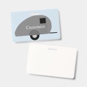 Badge Tiny Teardrop Trailer Thunder_Cove  (Avant & arrière)