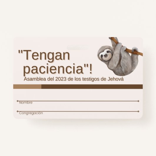 Badge TJ Recuerdo de Insignia | Asamblea Regional 2023 (Devant)