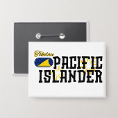 Badge Tokelau Button Pacifique Islander Polynésien (Recto/Verso)
