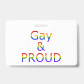 Badge Tomber gay et fier (Arrière)