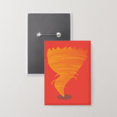 Badge Tornade de feu (Recto/Verso)