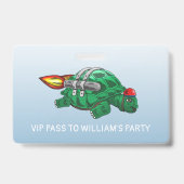 Badge Tortue Fusée (Arrière)