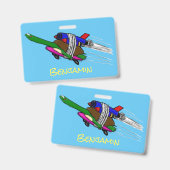 Badge Tortue volante (Avant & arrière)