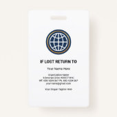 Badge Touches de gris rouge Appuyer sur la colonne (Dos)