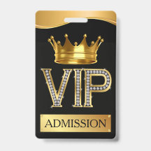 Badge tour de cou VIP