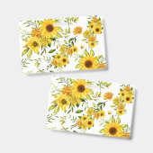 Badge Tournesol 8 (Avant & arrière)